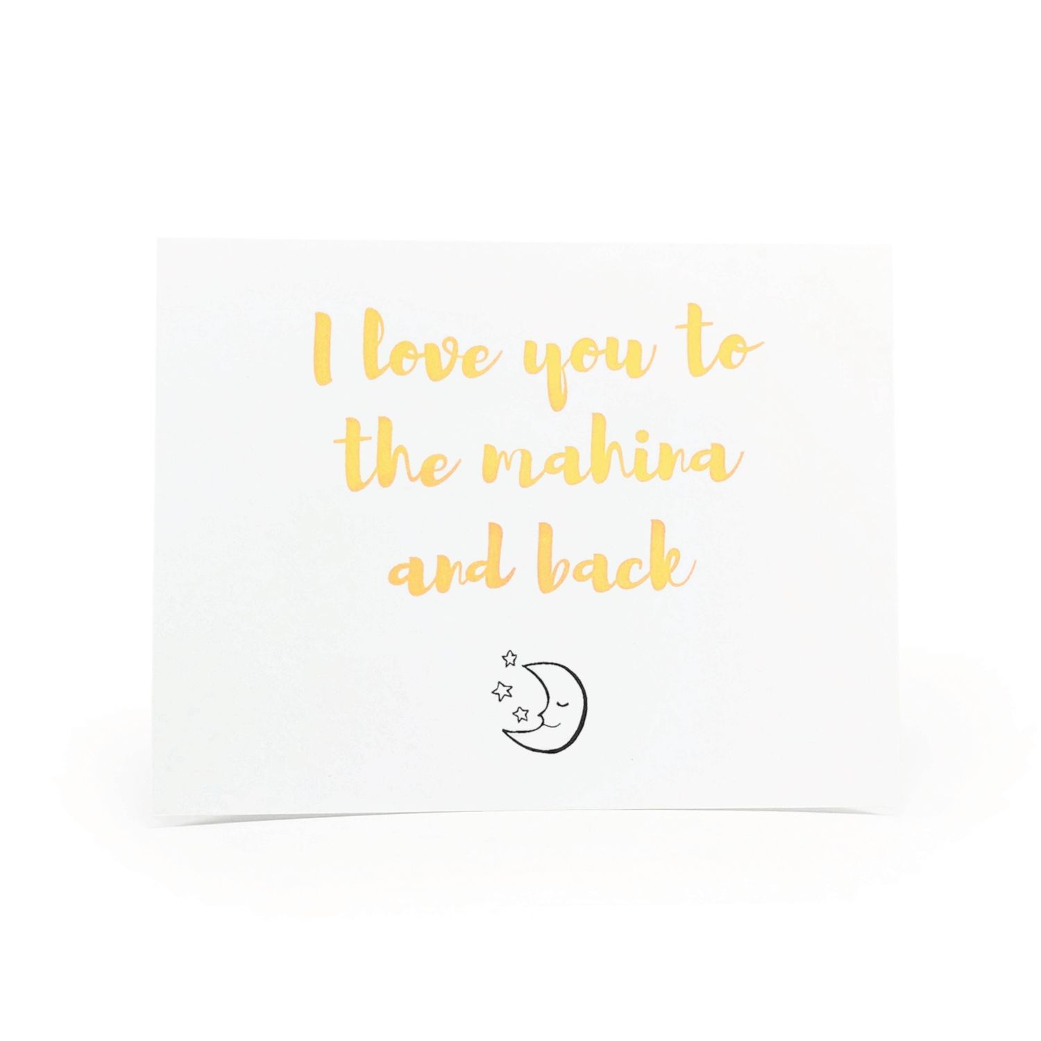 Card, Love - I Love You to the Mahina and Back (Localicreative)