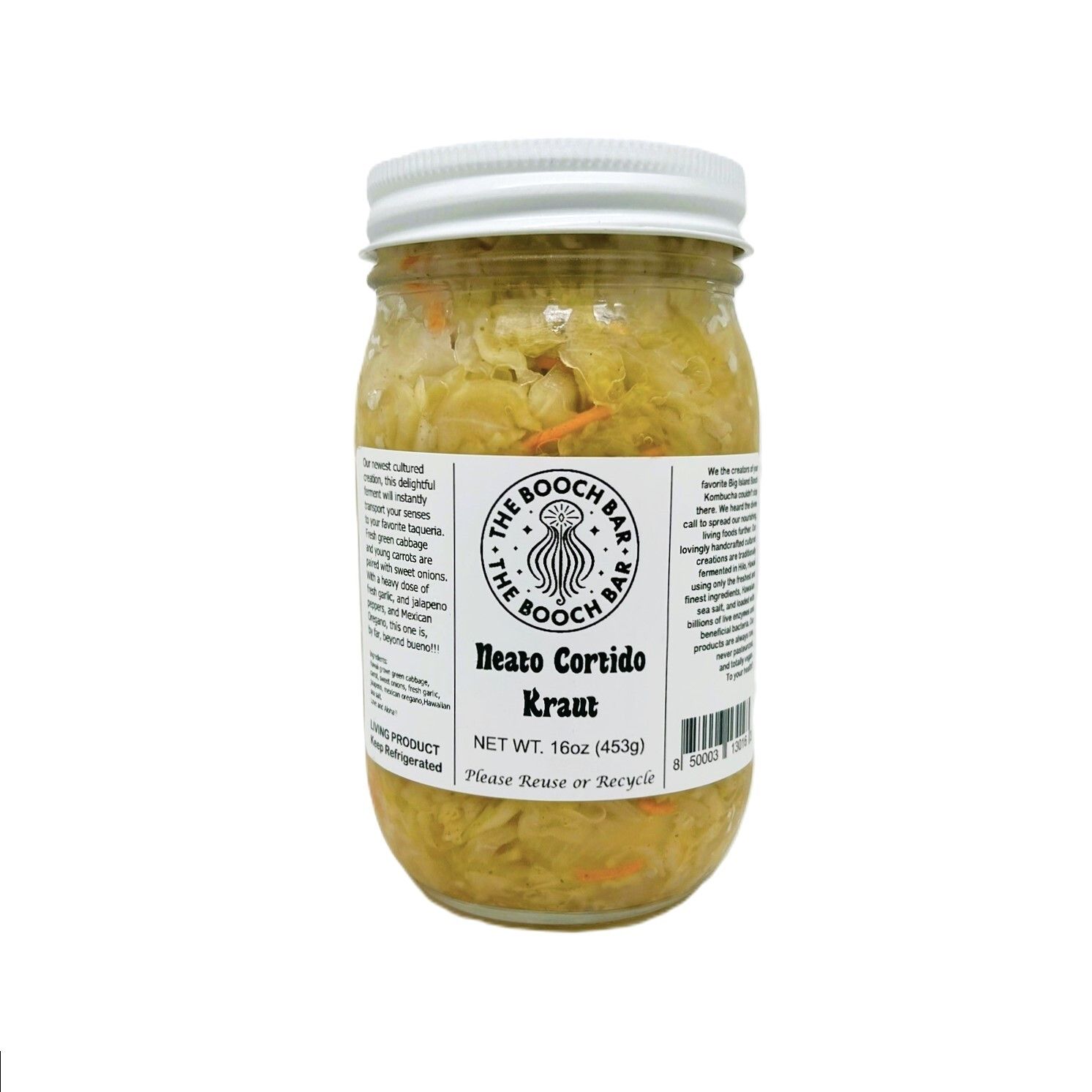 Sauerkraut, Neato Curtido (Big Island Booch)