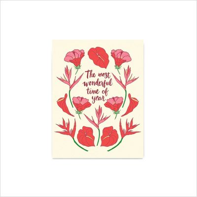 Card, Holiday - Red Tropics (Nico Made)