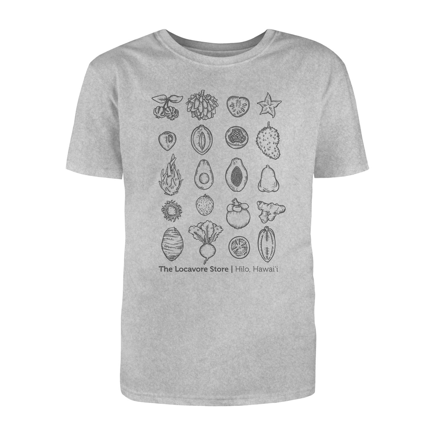 Shirt, Fruit Collage - Crew Neck