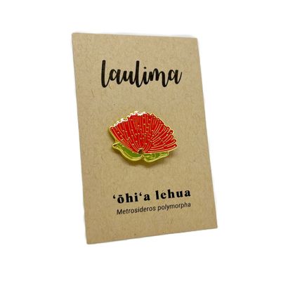 Pin, &#39;Ohi&#39;a Lehua Red (Laulima)