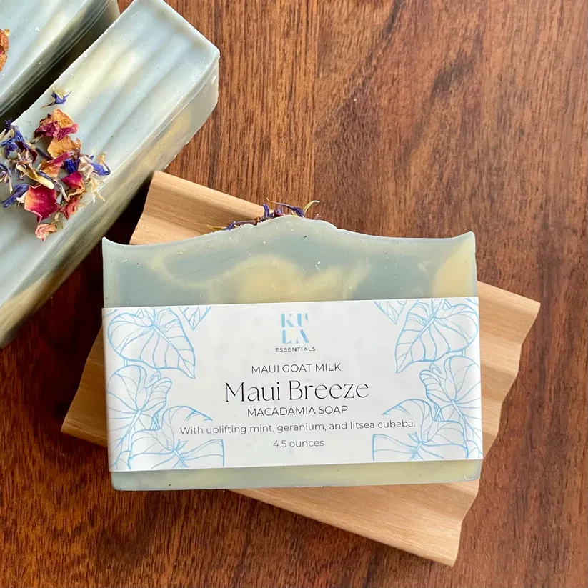 Kula Essentials, Maui Breeze Goat Milk Soap (4.5oz)