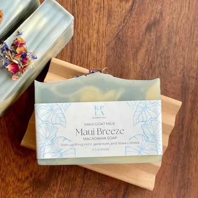 Kula Essentials, Maui Breeze Goat Milk Soap (4.5oz)