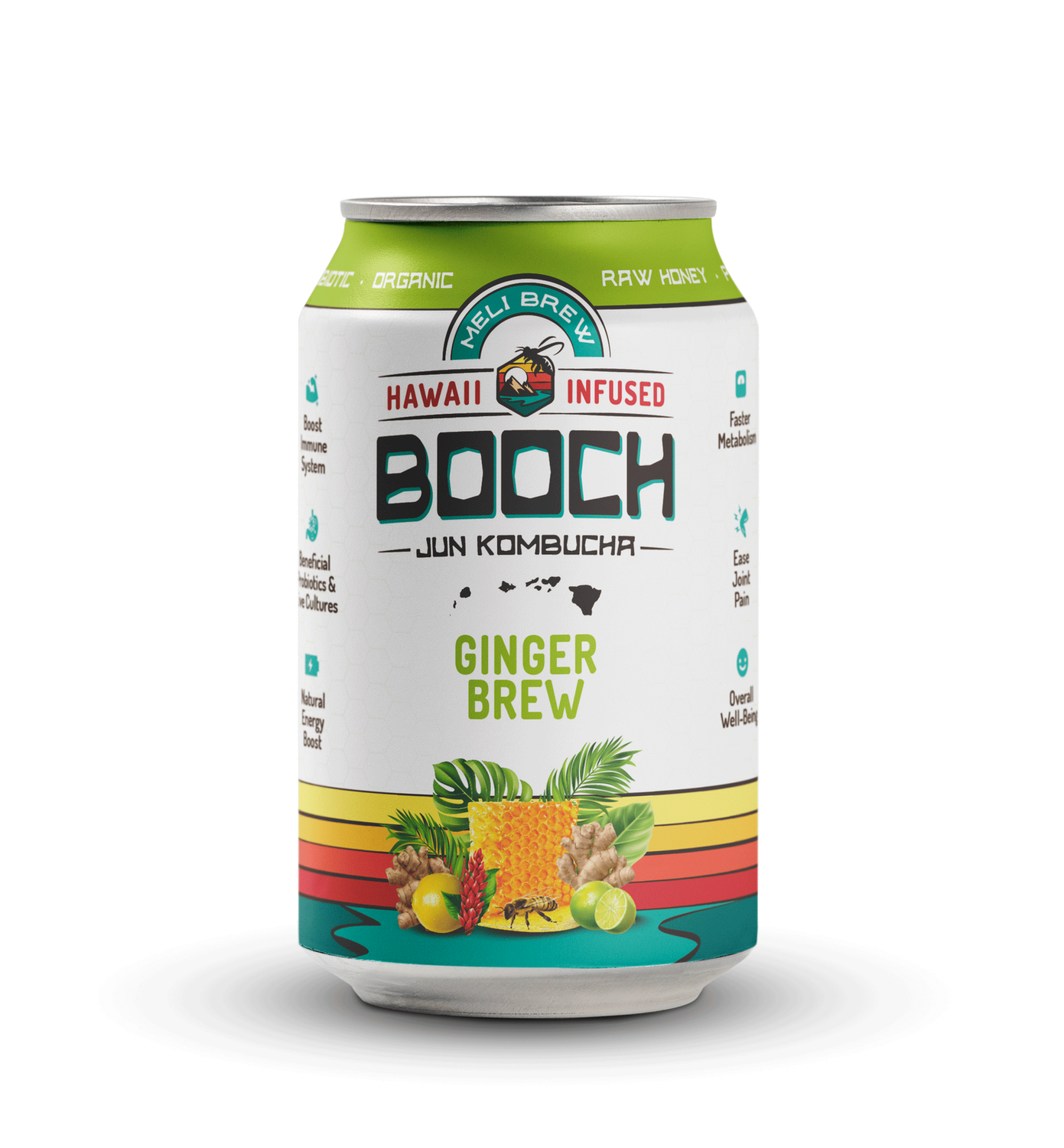 Mēli Brew, Jun - Ginger Brew (12 Oz.) Mēli Brew, Jun - Ginger Brew (12 Oz.)