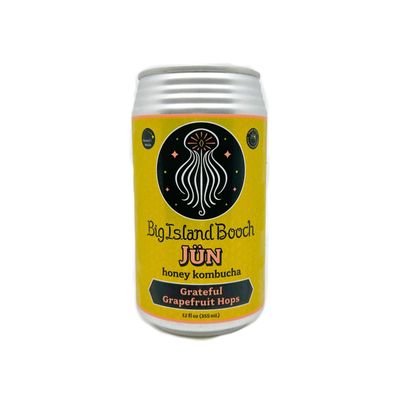Big Island Booch, Grateful Grapefruit Hops Jun (12 Oz.)