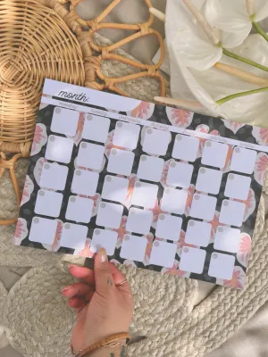 Monthly Notepad, Home Sweet Hilo Black Sands (Bujo Bae)