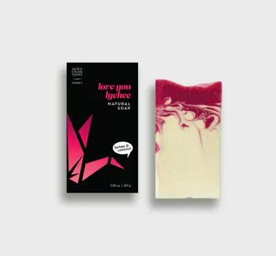 Paper Crane Soaps, Soap Bar - Love You Lychee (3.8 Oz.)