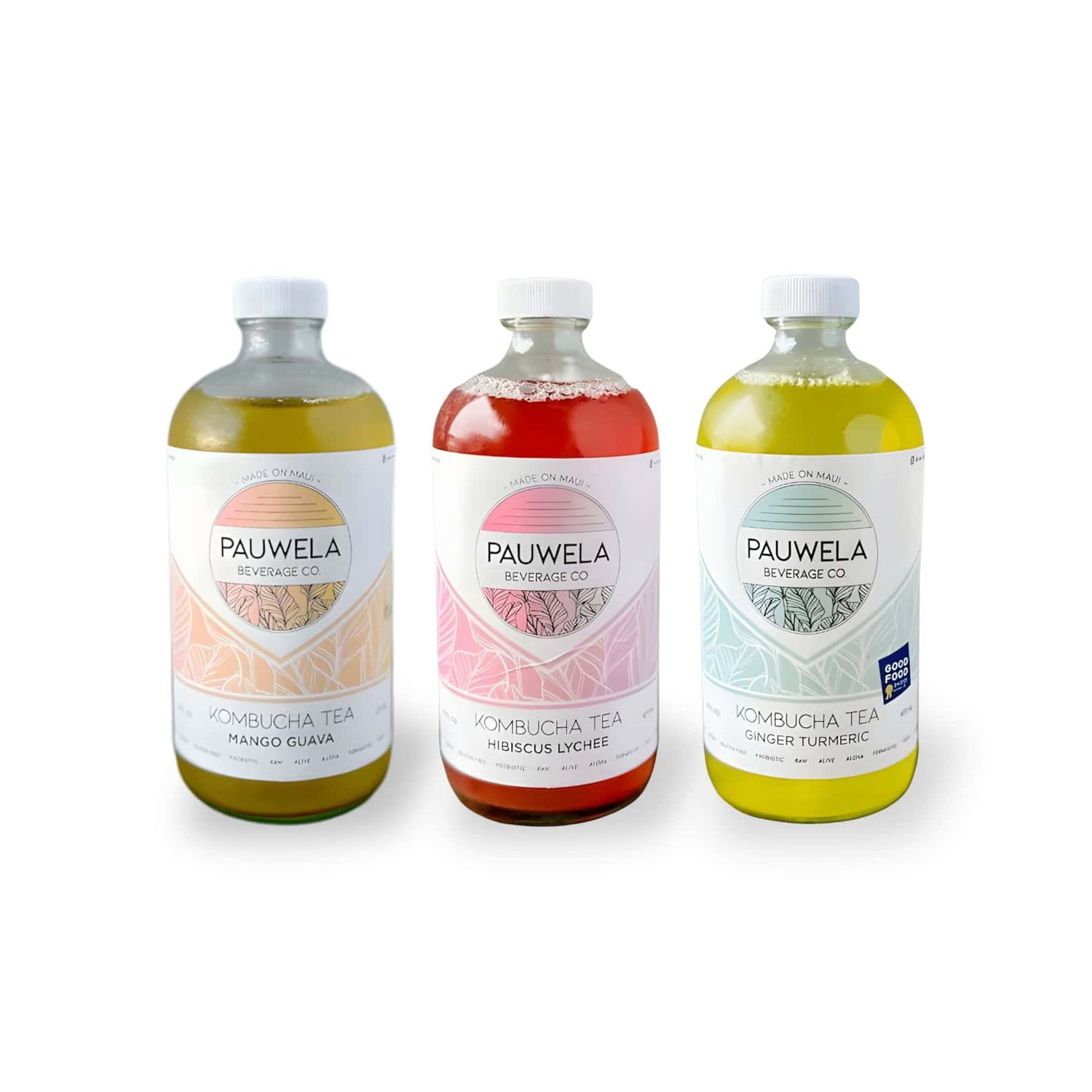 Pauwela Beverage Co, Kombucha Tea (16 Oz.)