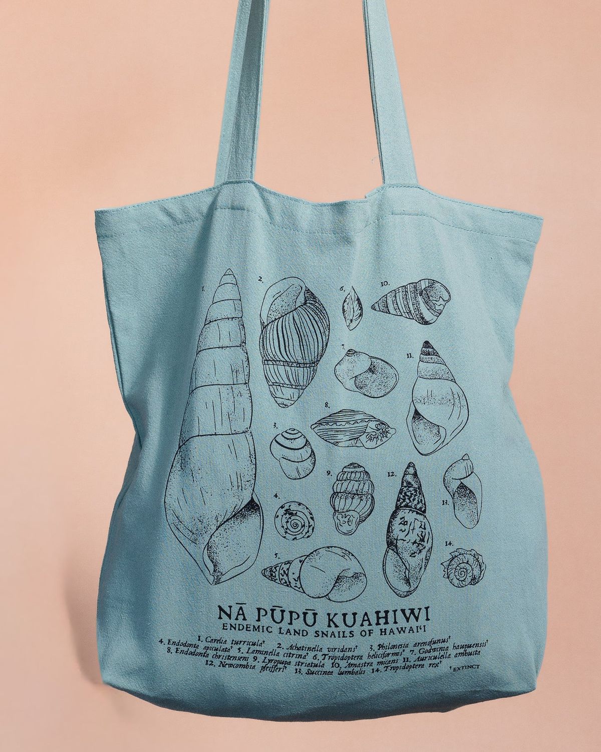 Laulima, Land Snail Tote Bag