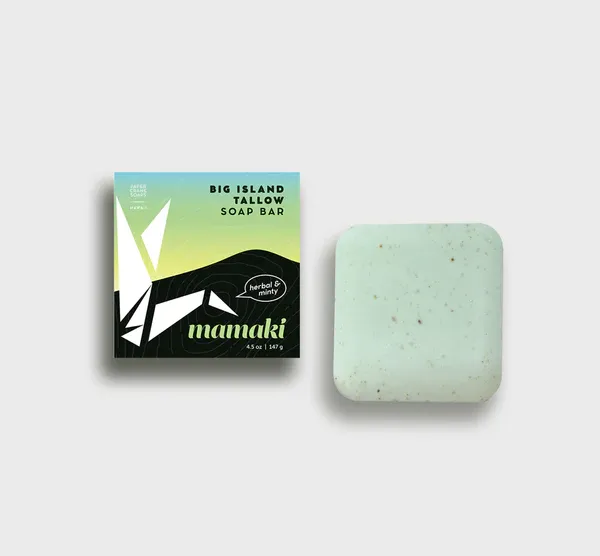Paper Crane Soaps, Soap Bar - Māmaki Tallow Bar (4.5 Oz.)