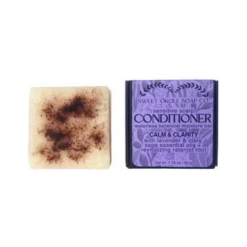 Sweet ʻŌkole Soap Co, Conditioner Bar, Lavender Clary Sage (1.76 Oz.)