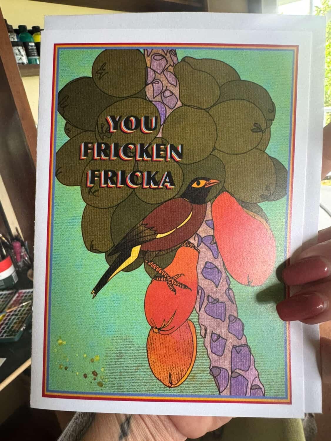 Card, Any Occasion - Fricken Fricka (Kahea Mana Hina)