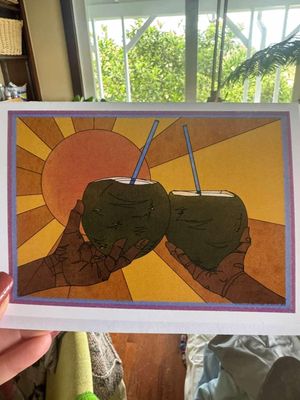 Card, Any Occasion - Niu (Kahea Mana Hina)