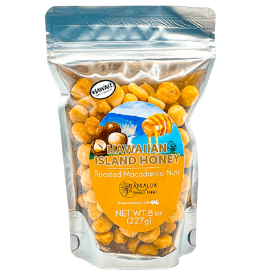 Macadamia Nuts, Ahualoa Farms - Honey Roasted (8 Oz.)
