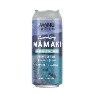 Manu Brewing Co, Sparkling Māmaki Tea with Mint