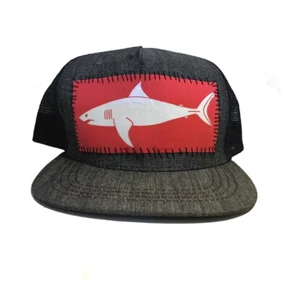 Trucker Hat, Sun Dot - Shark/Mano Patch