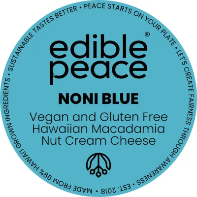 Edible Peace, Macnut Dairy-Free 'Cream Cheese' - Noni Blue (6.7 Oz.)