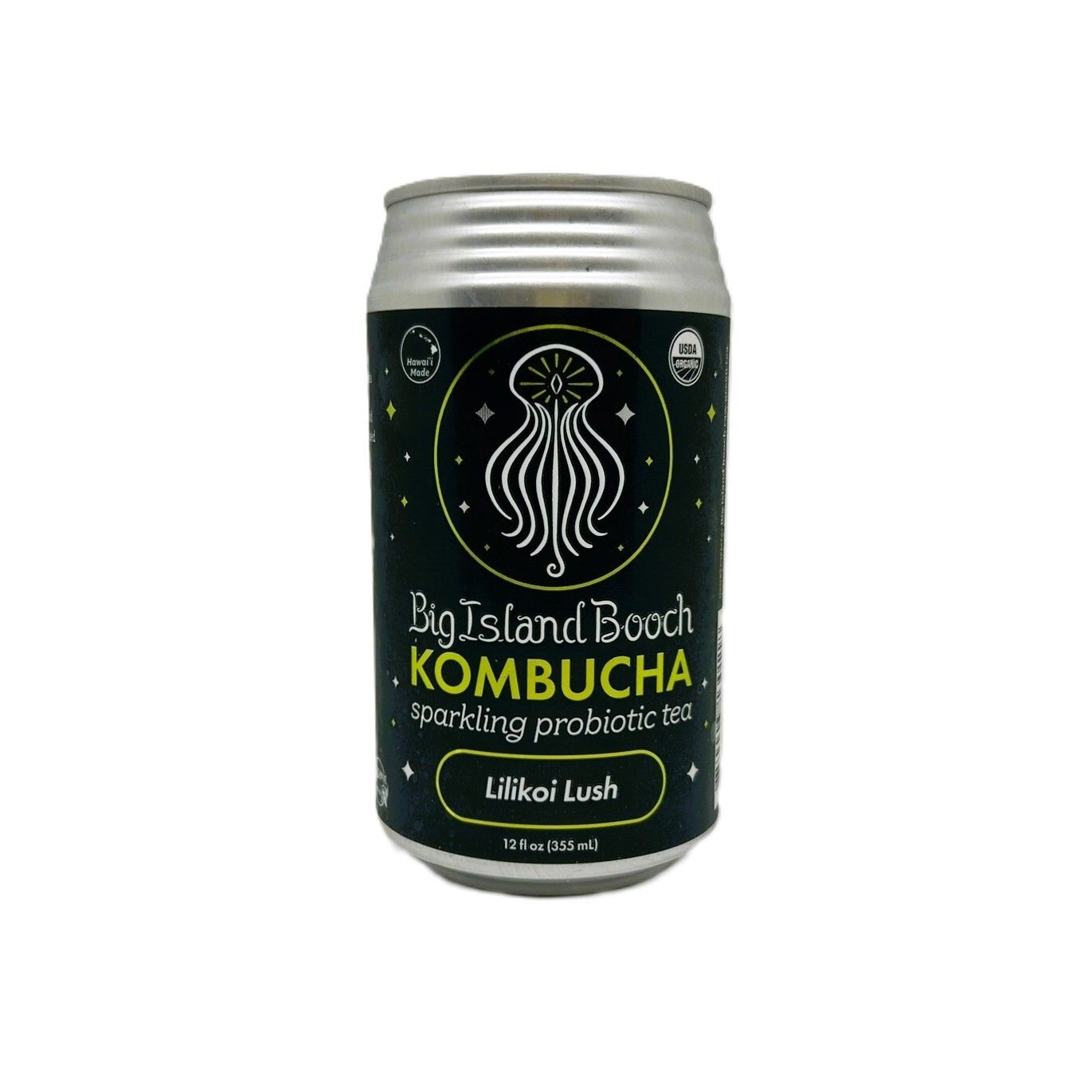 Kombucha, Big Island Booch, Lilikoʻi Lush (12 Oz.)