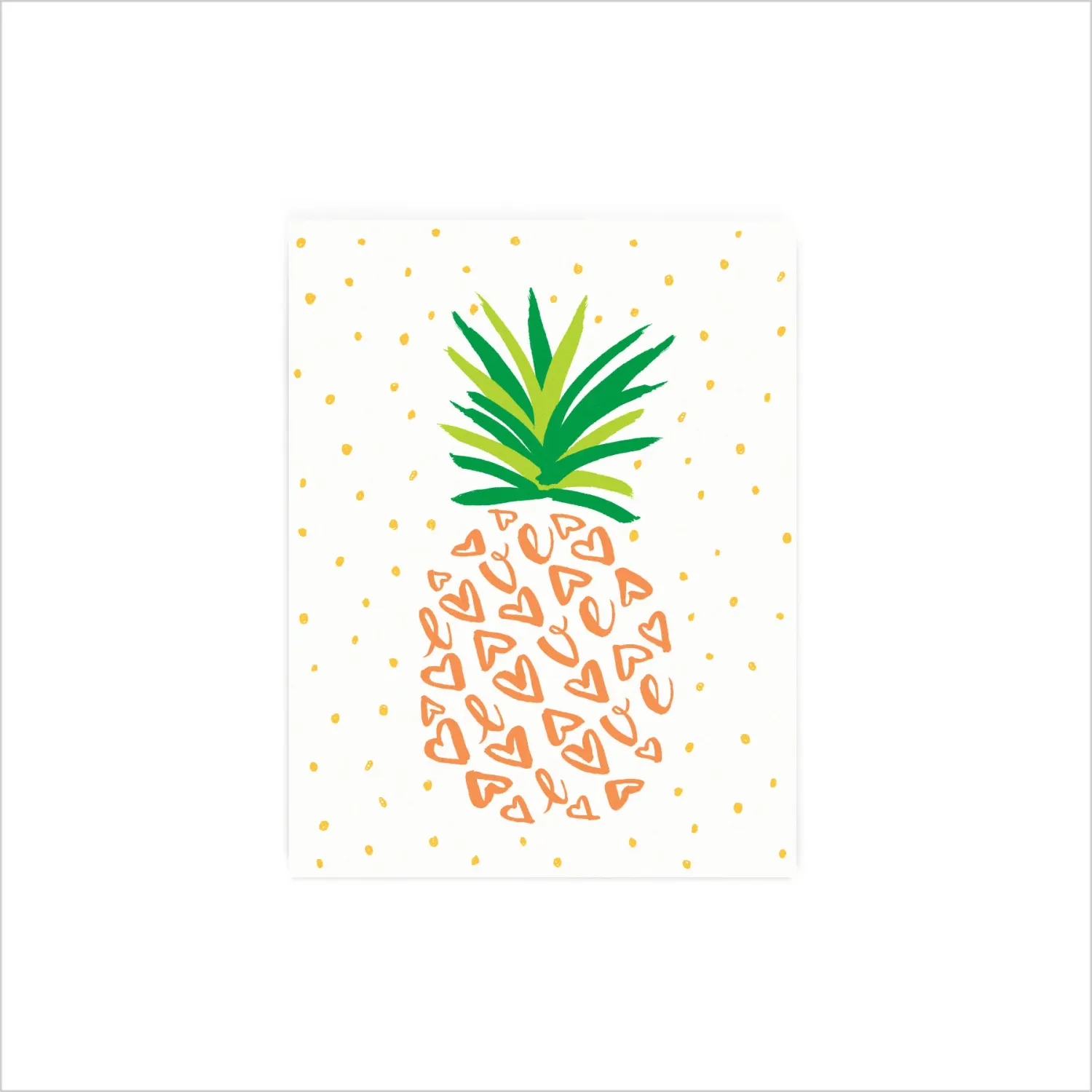 Card, Love, Nico Made, Pineapple