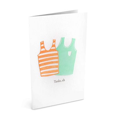 Card, Thank You, Bradley &amp; Lily, Tanks