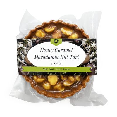 Macadamia Nut Tart, Hawaiʻi Tart Company Honey Caramel