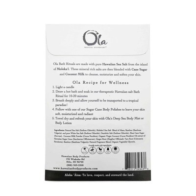 Bath Salts, Ola Tropical Apothecary, Coconut (2 Oz.)