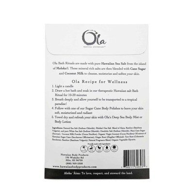 Bath Salts, Ola Tropical Apothecary, Passion Fruit (2 Oz.)