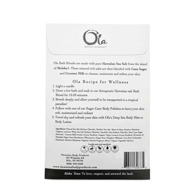 Bath Salts, Ola Tropical Apothecary, Pīkake (2 Oz.)