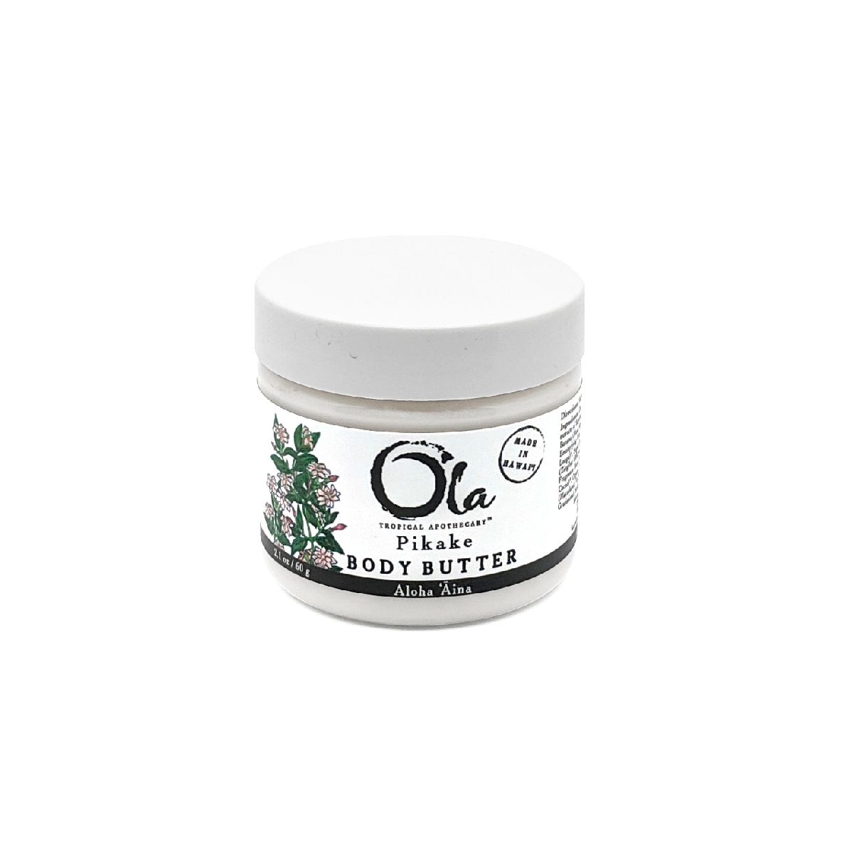 Body Butter, Ola Tropical Apothecary, Pīkake (2 Oz.)
