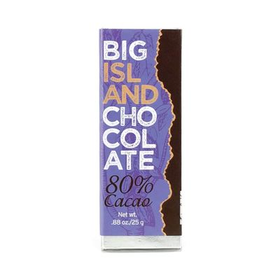 Chocolate Bar, Paʻauilo Chocolate, 80% Dark (0.88 Oz.)