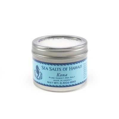 Salt, Sea Salts Of Hawaiʻi Metal Tin - Coarse Kona Sea Salt (3.5 Oz.)