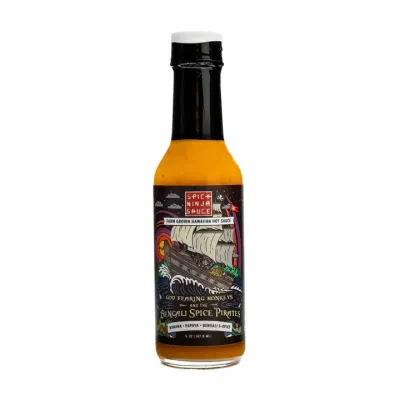 Hot Sauce, Spicy Ninja, Bengali Spice (5 Oz.)