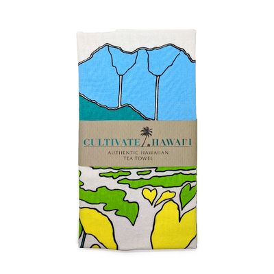 Tea Towel, Cultivate Hawaiʻi, Kalo