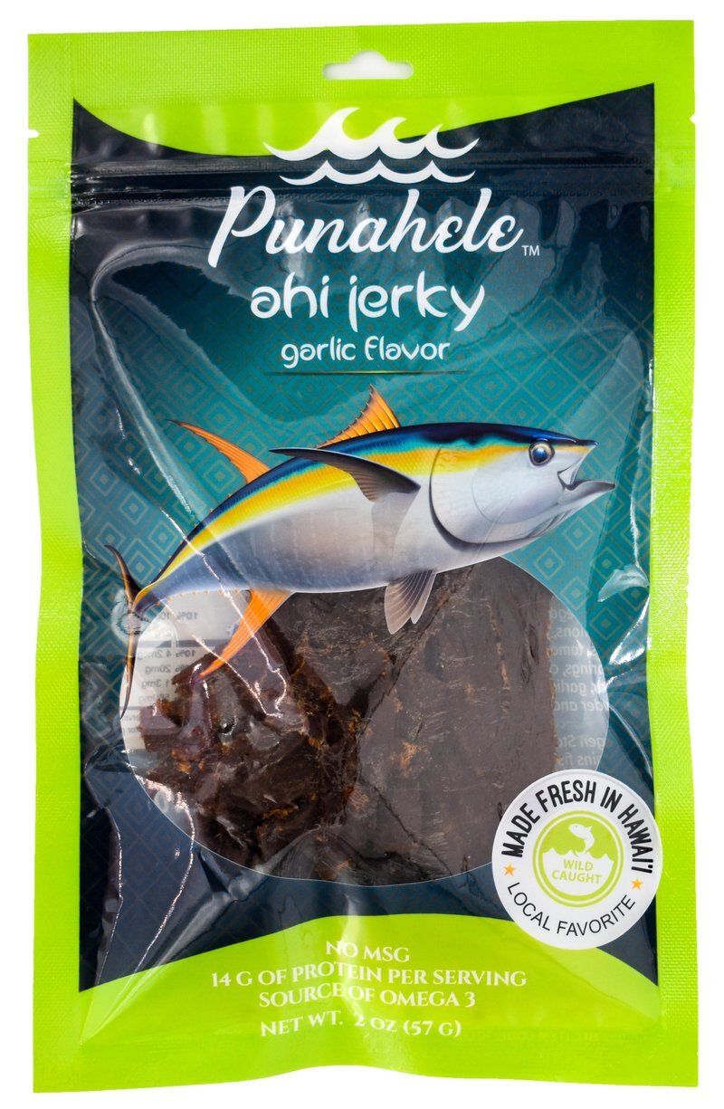 Punahele, Ahi Jerky - Garlic (2 Oz.)