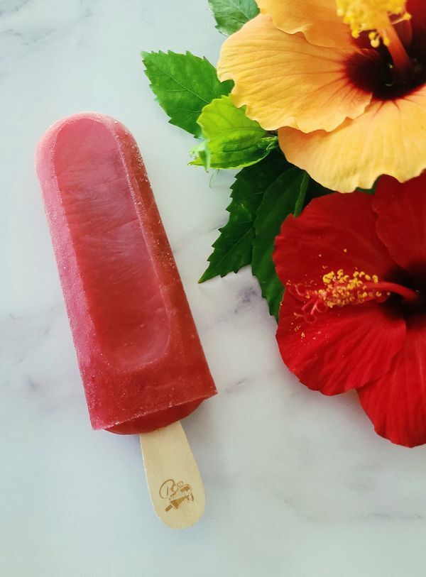 Pop Culture Artisan Pops, Hibiscus Passion Fruit Punch
