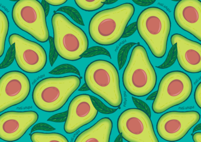 Meli Wraps, Beeswax Food Wraps - Avocado (3-Pack)