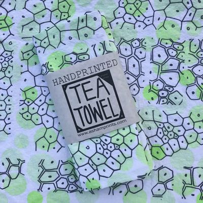 A. Sham, Tea Towel, ʻUlu (Organic Cotton)