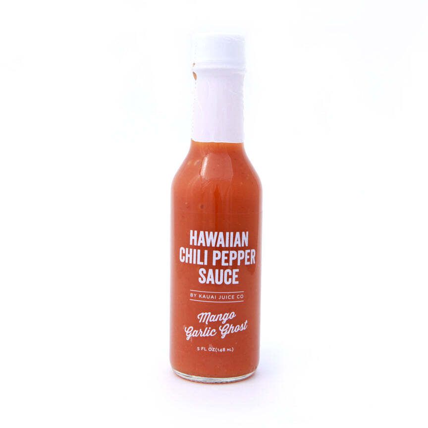 Hot Sauce, Kauai Juice Co., Mango Garlic Ghost (5 Oz.)