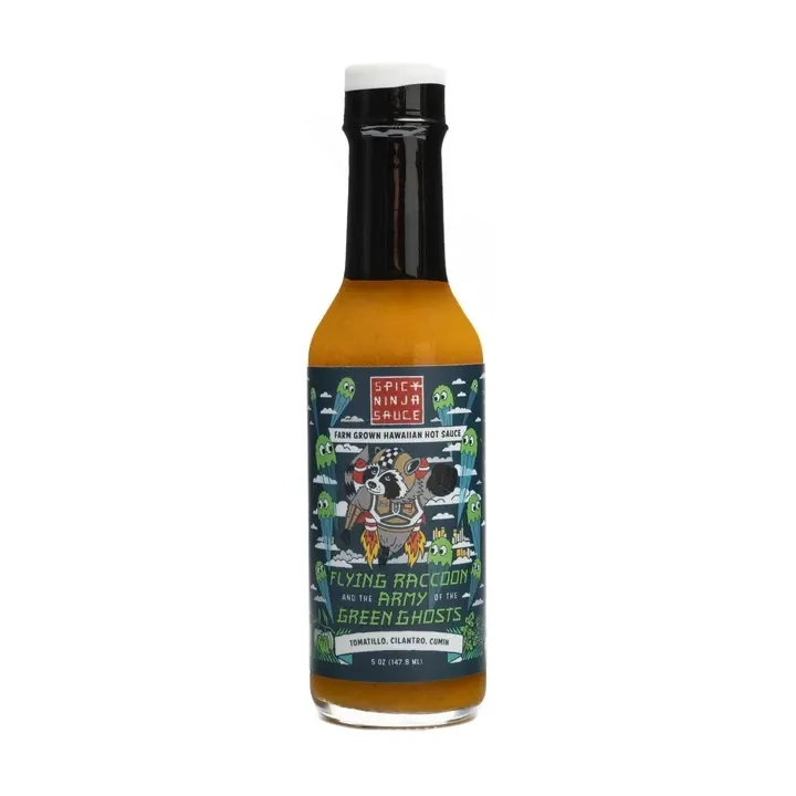 Hot Sauce, Spicy Ninja, Flying Raccoon (5 Oz.)