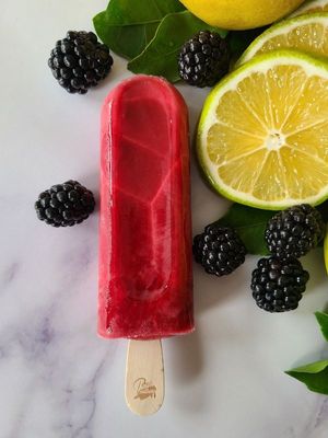 Pop Culture Artisan Pops, Blackberry Yuzu Lemonade
