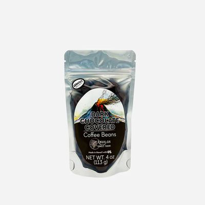 Coffee Beans, Āhualoa Farms, Dark Chocolate Covered (4 Oz.)