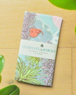 Tea Towel, Cultivate Hawaiʻi, ʻIʻiwi