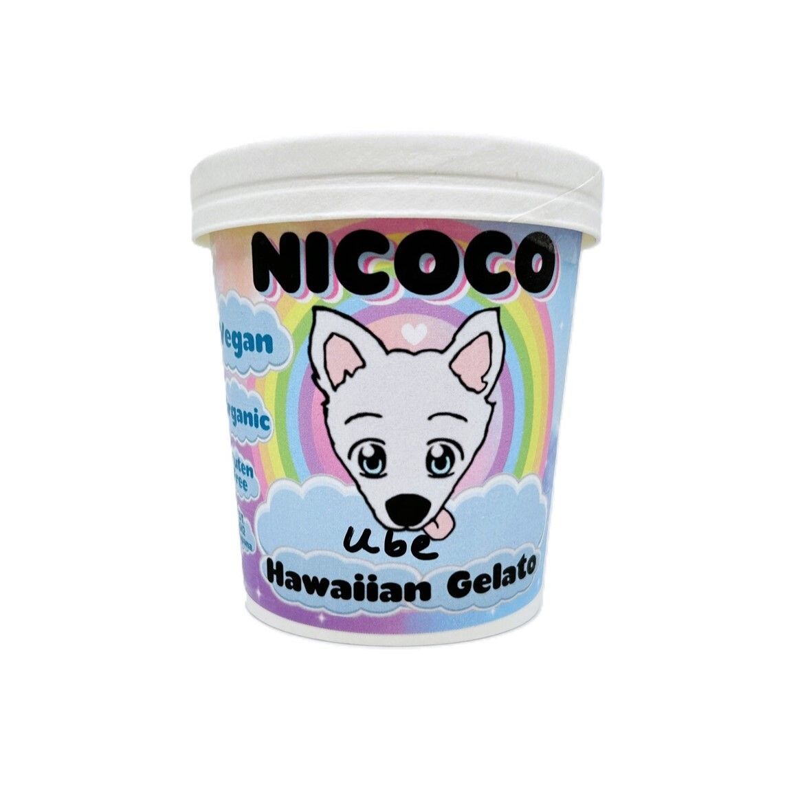 Ice Cream, Nicoco, Dairy Free Ube (16 Oz.)