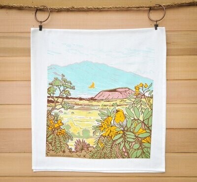 Tea Towel, Cultivate Hawaiʻi, Palila