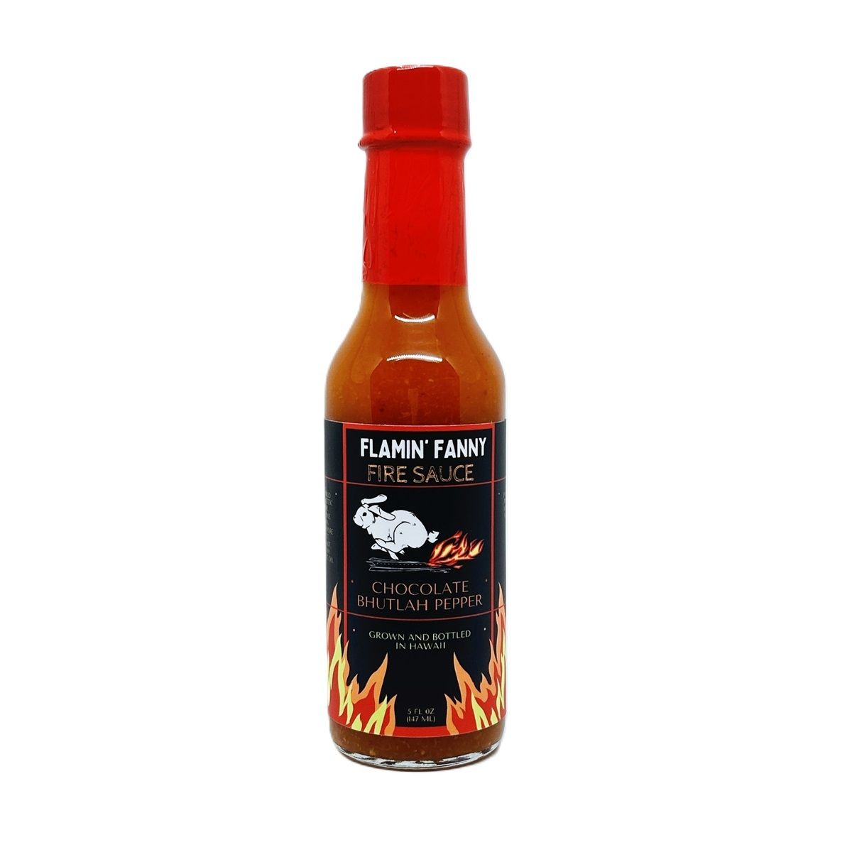 Hot Sauce, Flamin' Fanny, Chocolate Bhutlah Pepper (5 Oz.)