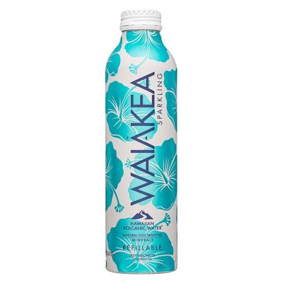 Water, Waiākea, Refillable Aluminum Sparkling Water, ʻAlohi (670 mL)