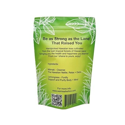 Tea, Waimea Herb Company, Māmaki Lemongrass (24 Teabags)