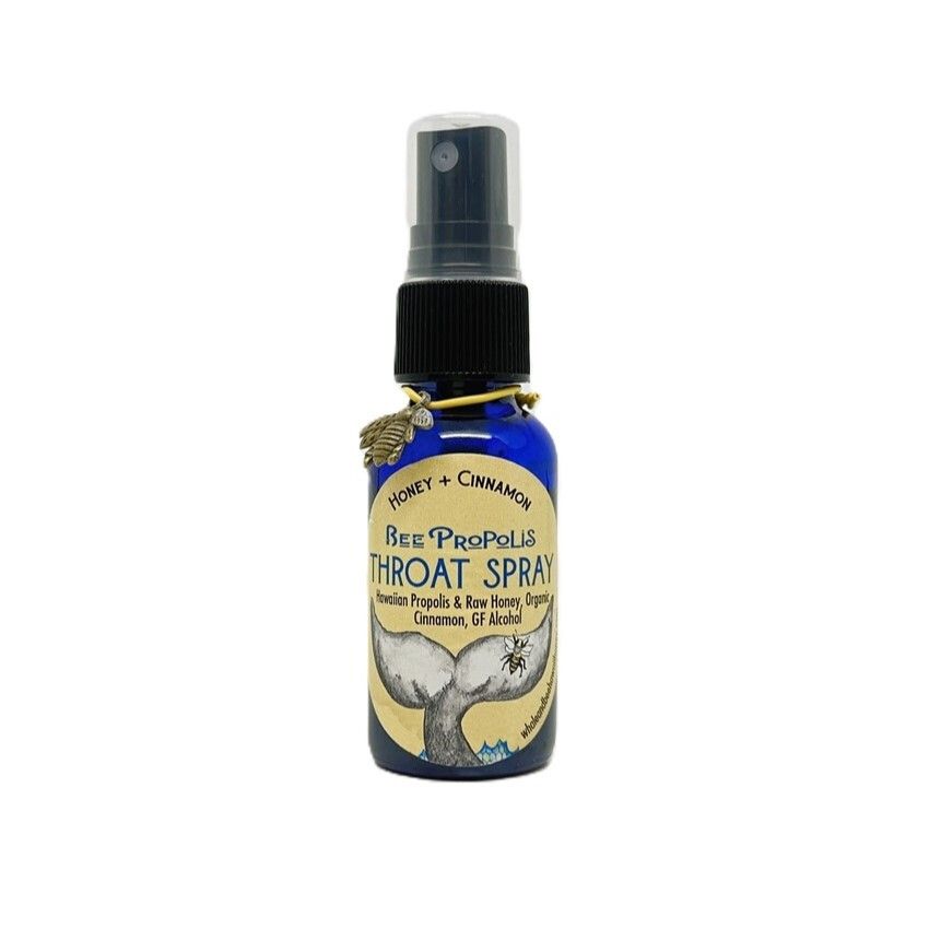 Throat Spray, Whale &amp; Bee, Bee Propolis (1 Oz.)