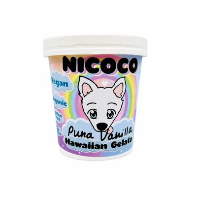 Ice Cream, Nicoco, Dairy Free Puna Vanilla (16 Oz.)