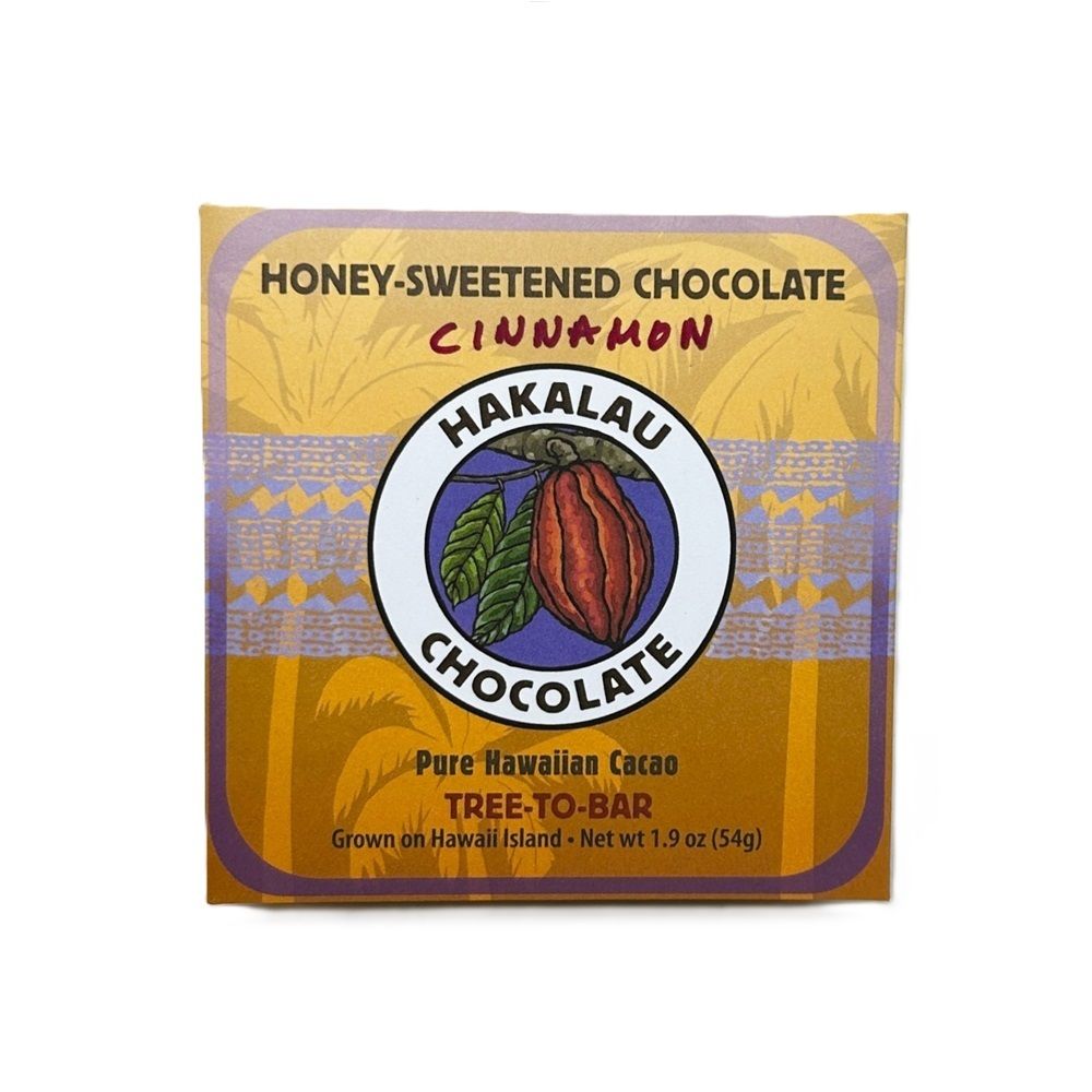 Chocolate Bar, Hakalau Chocolate, Cinnamon (1.9 Oz.)